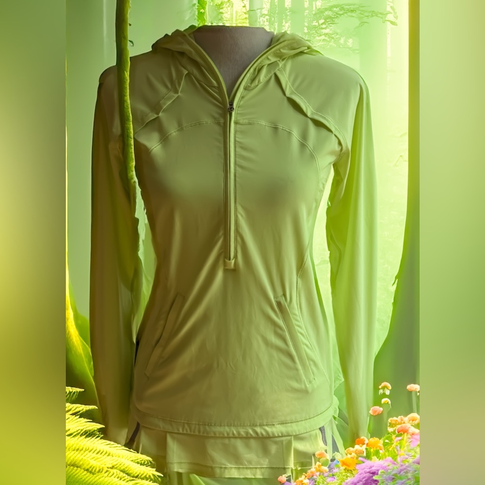 lululemon athletica Light Green Hoodie